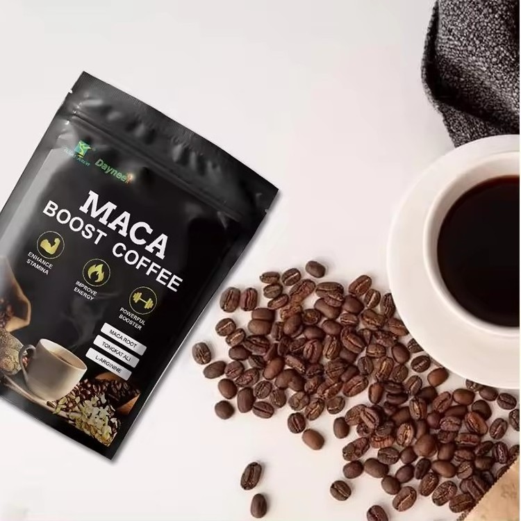 Private Label Man Maca Energy Coffee Natural Herbal healthy black instant Maca coffee for men power