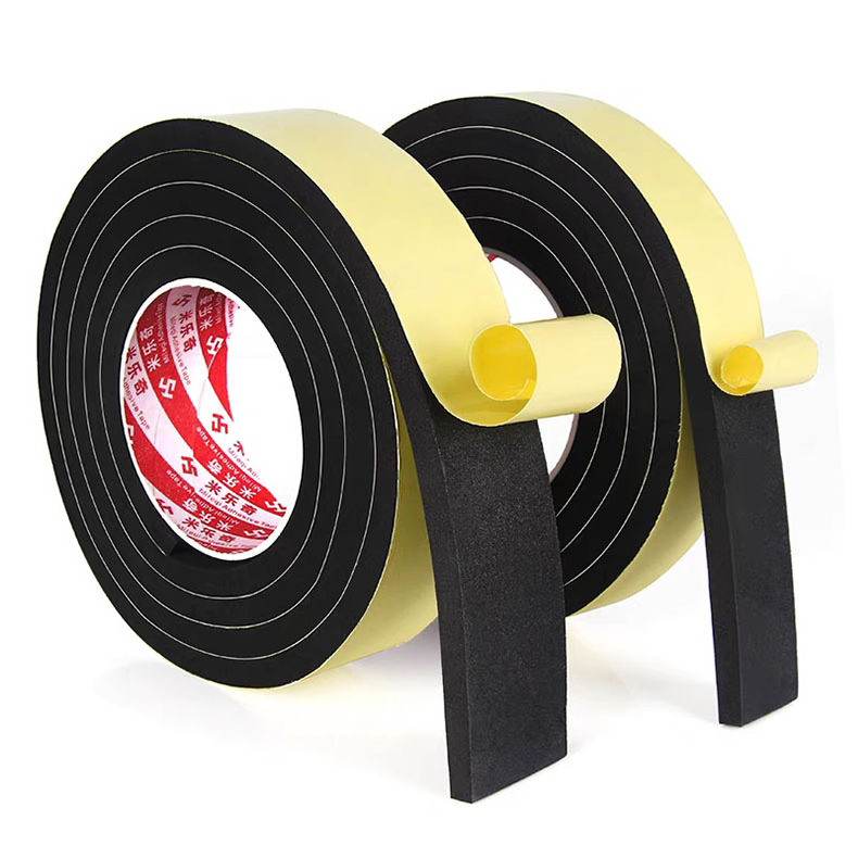 Wholesale custom size thickness high adhesive double sided eva foam tape jumbo roll