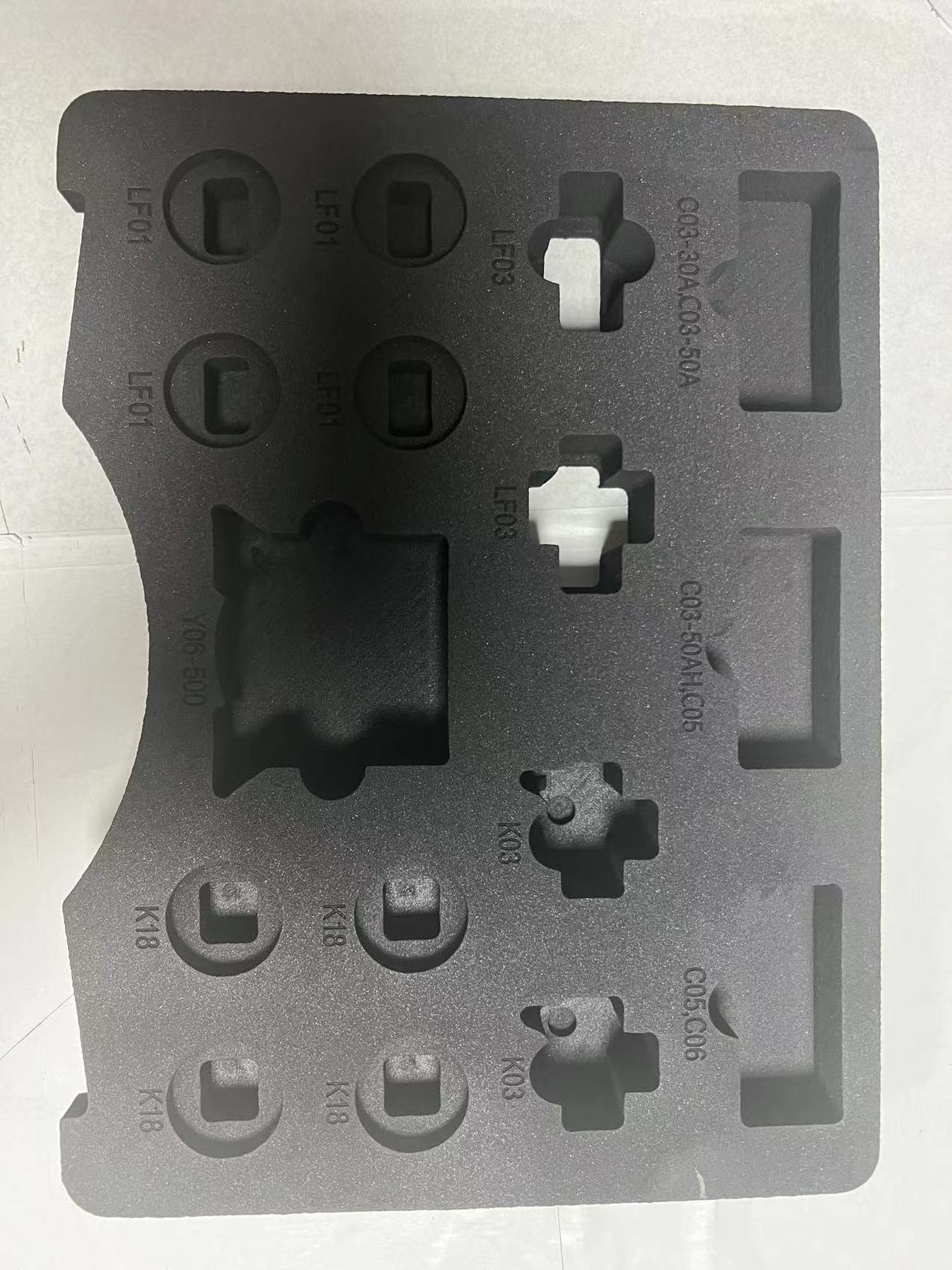 Customized laser-cut EVA foam with good shock resistance and high toughness packaging foam lining with buffering function