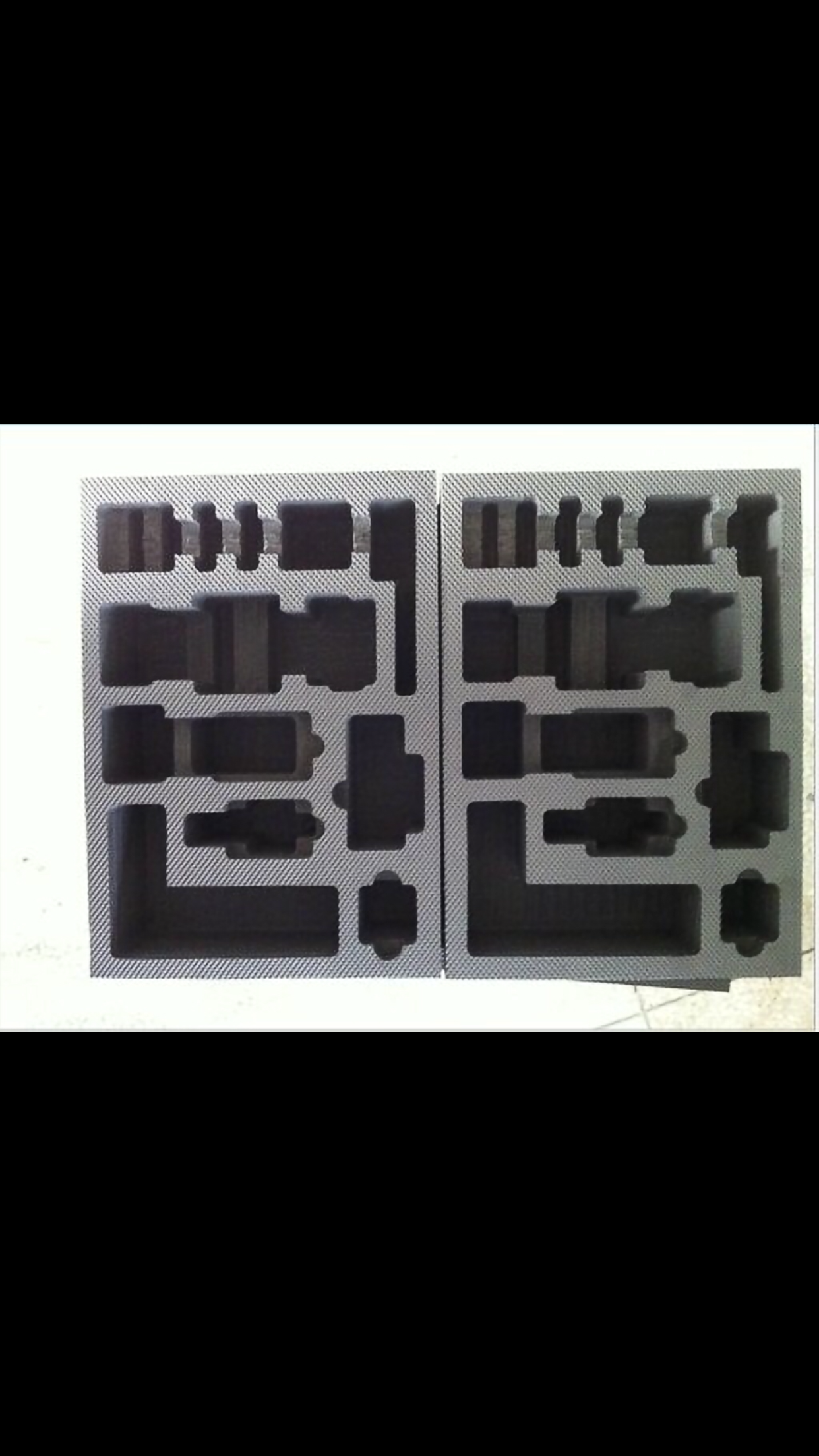 custom Shock resistance high density foam package custom EVA insert for tool kit case bottle box