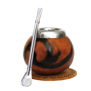 18/8 Stainless Steel Drinking Straws Metal Straw With Filter Spoon Yerba Mate Bombilla