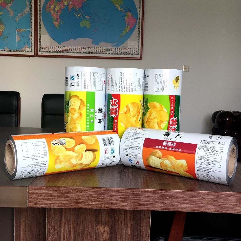 Laminated Flexible Film Roll For Food Plastic Laminated Packaging Film For Making Sachets For Food Packing