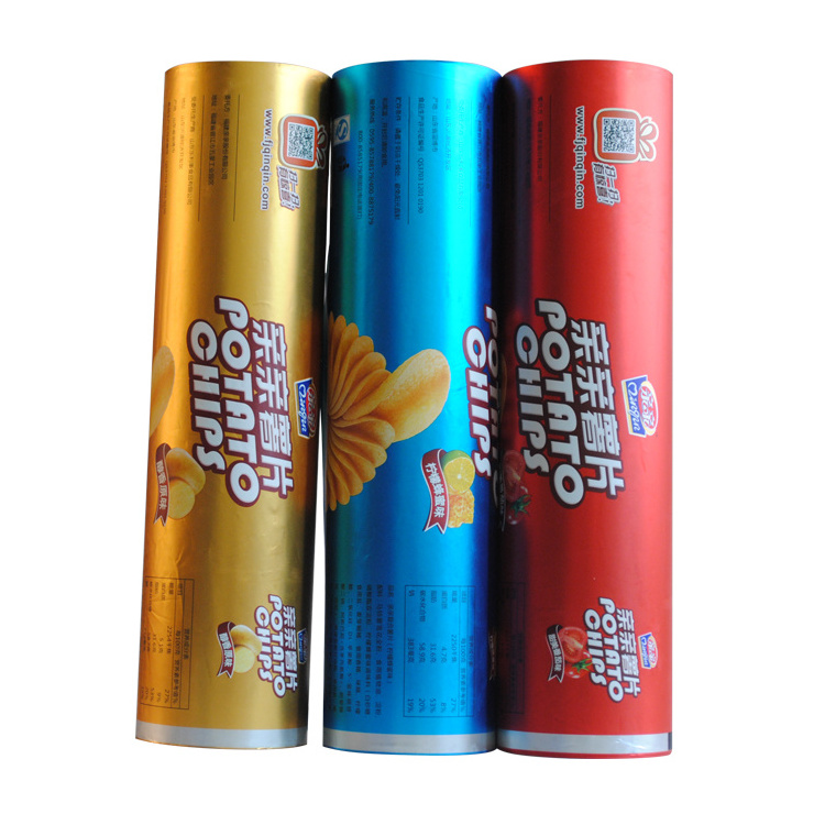 Laminated Flexible Film Roll For Food Plastic Laminated Packaging Film For Making Sachets For Food Packing