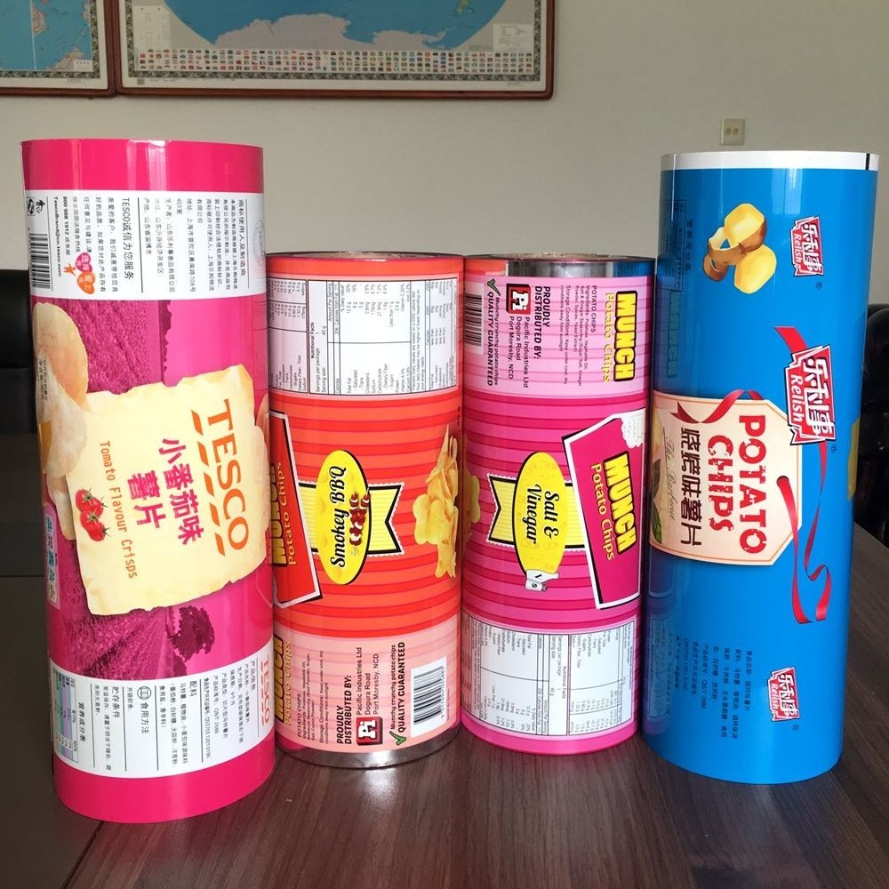 Laminated Flexible Film Roll For Food Plastic Laminated Packaging Film For Making Sachets For Food Packing