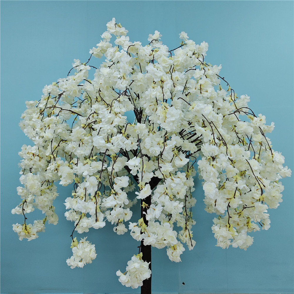 S028 wedding centerpiece tree customize plant flower tree wed cherry blossom umbrella  white cherry blossom tree for party decor