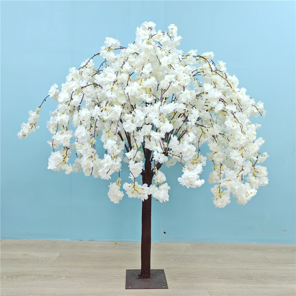 S028 wedding centerpiece tree customize plant flower tree wed cherry blossom umbrella  white cherry blossom tree for party decor