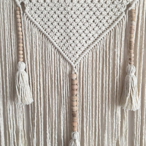 L06545 Bohemian Macrame Hanging Tapestry Wall Hanging Shelf Handmade  Cotton Rope Hanger Home Decor