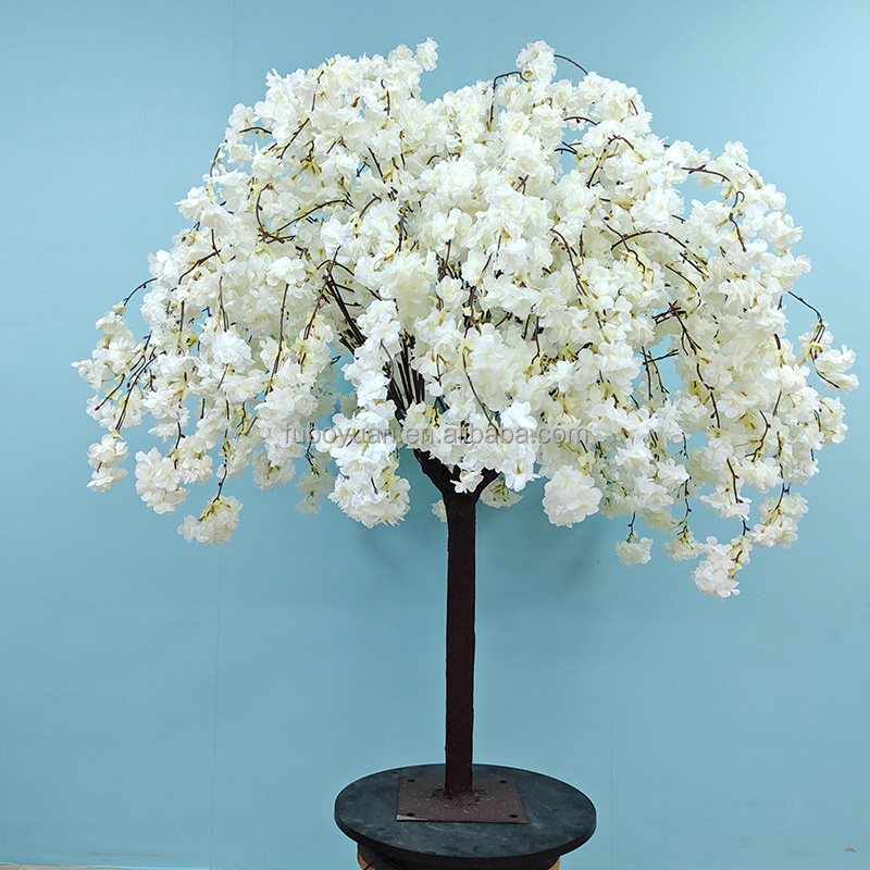 S028 wedding centerpiece tree customize plant flower tree wed cherry blossom umbrella  white cherry blossom tree for party decor