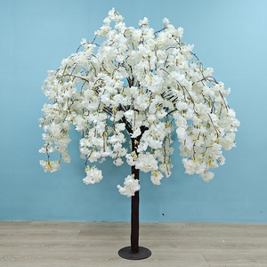 S028 wedding centerpiece tree customize plant flower tree wed cherry blossom umbrella  white cherry blossom tree for party decor