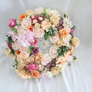 SZ04263 Wedding Decor  Artificial Silk Flower Umbrella For artificial flower centerpieces  wedding umbrella