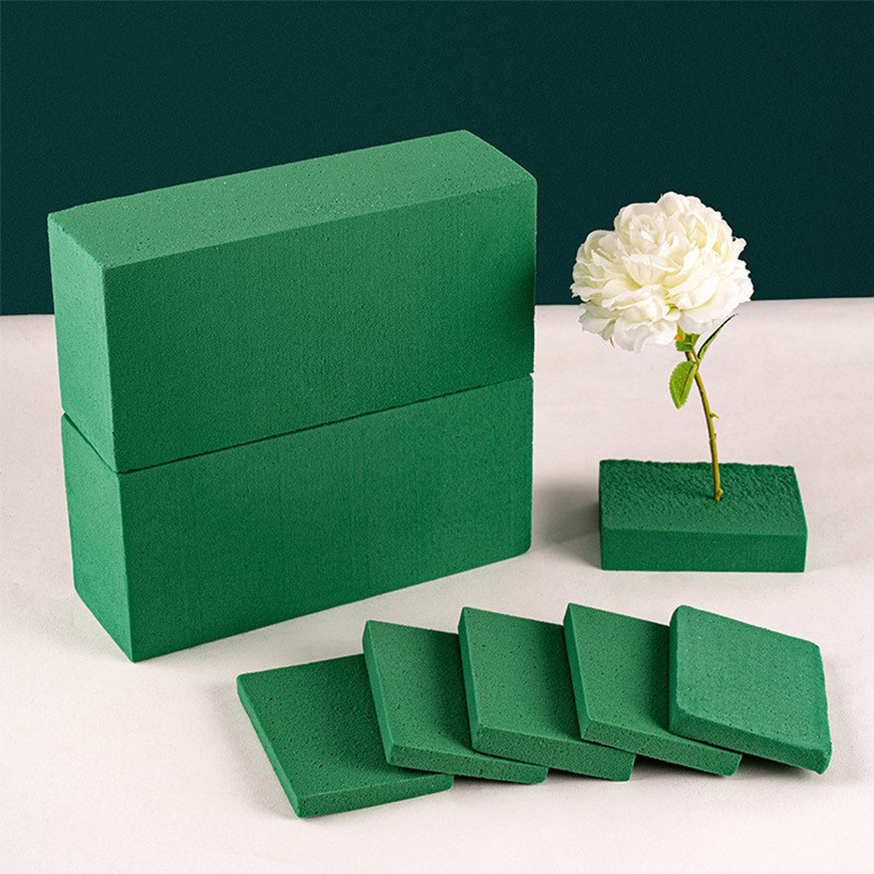 E07576 floral arrangement materials floral foam bricks standard size wet green florist styrofoam blocks heart flower foam for we