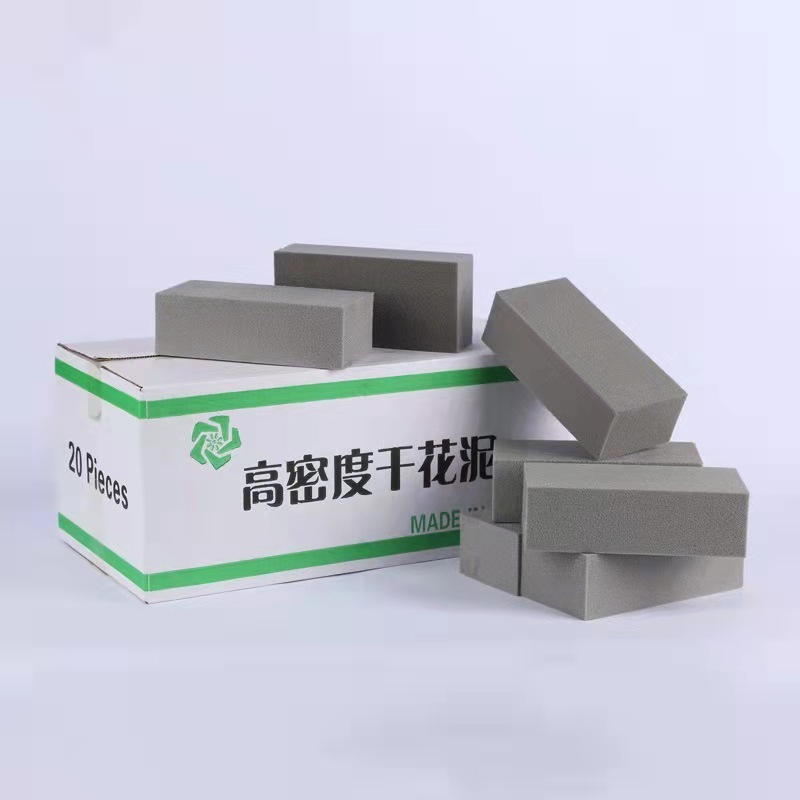 E07576 floral arrangement materials floral foam bricks standard size wet green florist styrofoam blocks heart flower foam for we