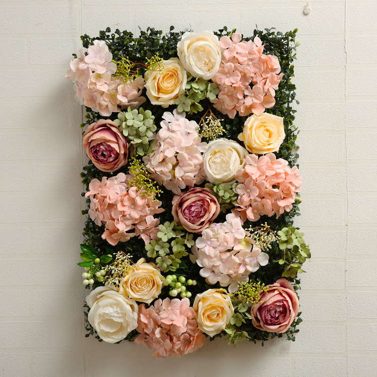 ombre flower wall flower wedding decoration wall rose flower wall murals