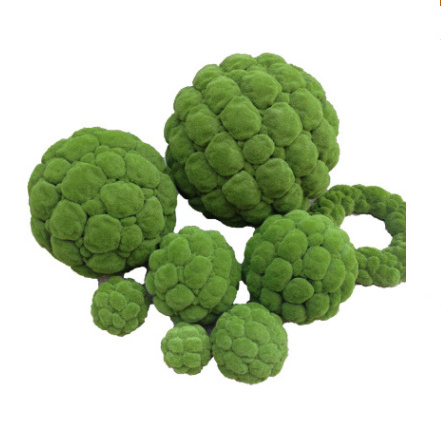 China Factory artificial dried moss Kissing Ball for wedding garden market decorations