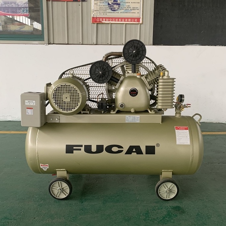 FUCAI 7.5kw 10hp compressor de ar 12bar portable piston air compressor for sand blasting