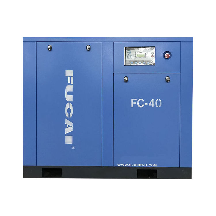 Top Sale Belt Drive 7 Bar 40 Hp 30Kw 380 V 3 Phase 50 Hz Rotary Screw Air Compressor For Tractor Tires Equipment Use