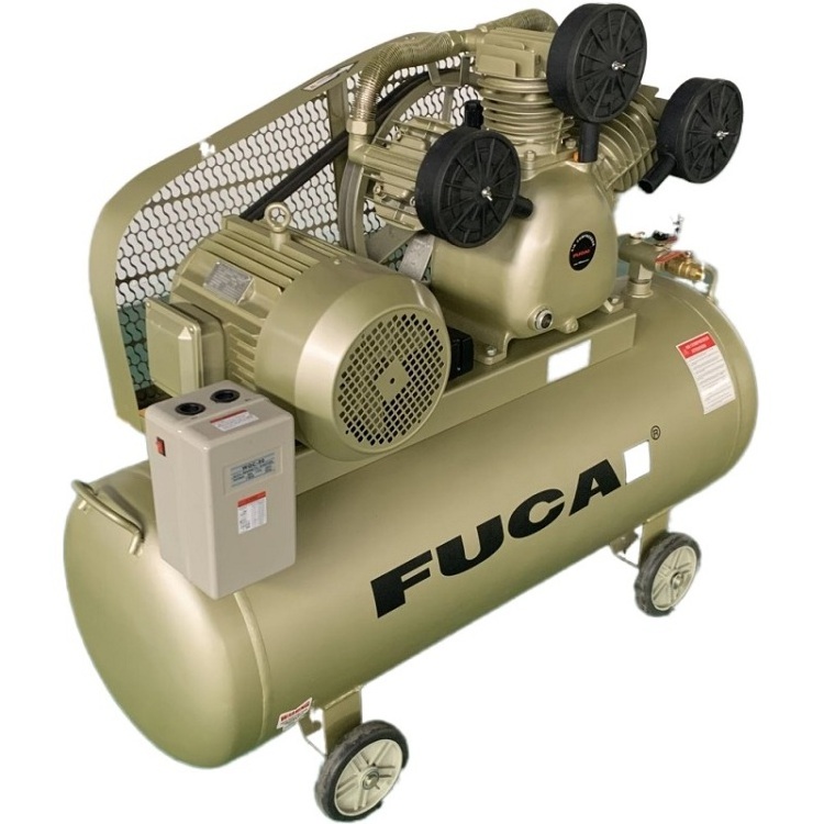 FUCAI China big factory high quality good price 5.5kw 7.5hp 3 cylinder portable piston air compressor