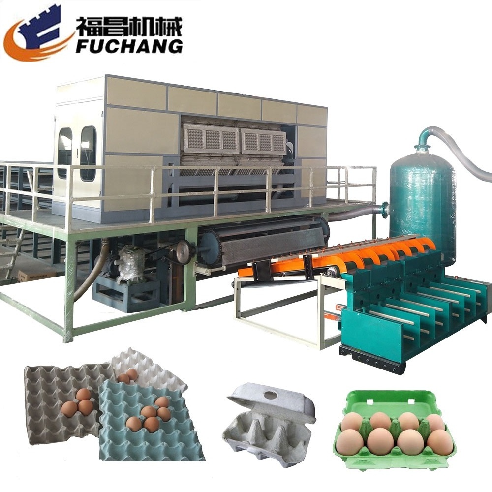 Low cost paper pulp egg carton tray making machine/wine tray/banana Tray Machine