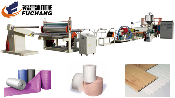 Machine to make Shockproof Polyethylene EPE Foam Packing Rolls