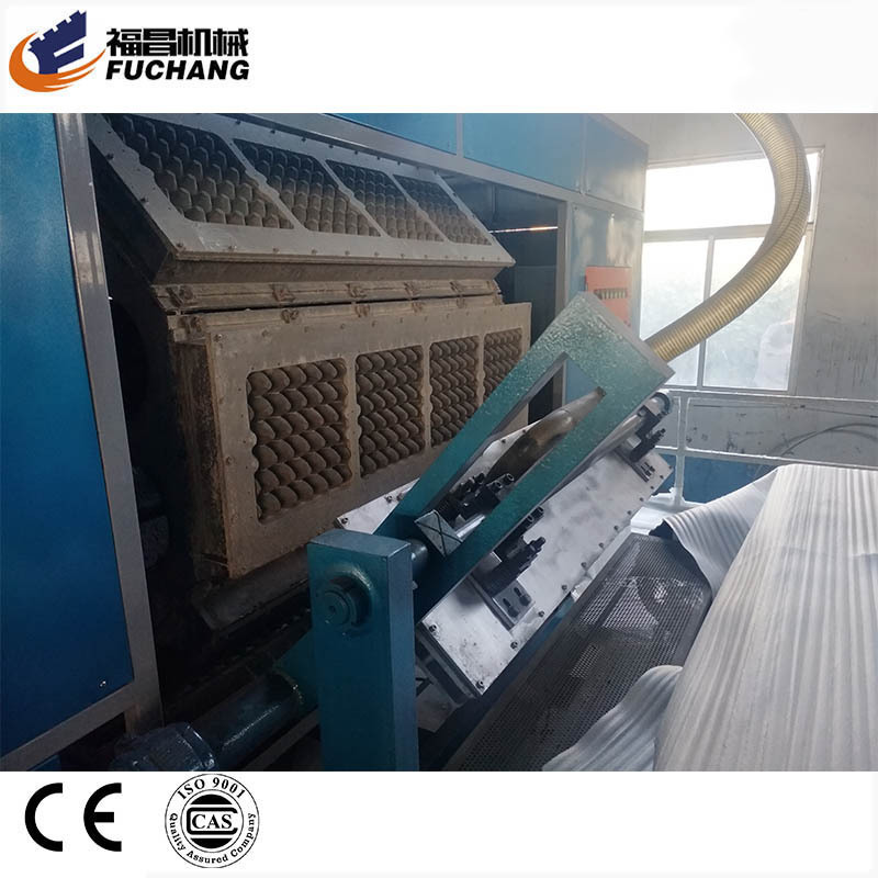 Old carton cardboard recycling machine making paper pulp shoe tray egg box carton machine