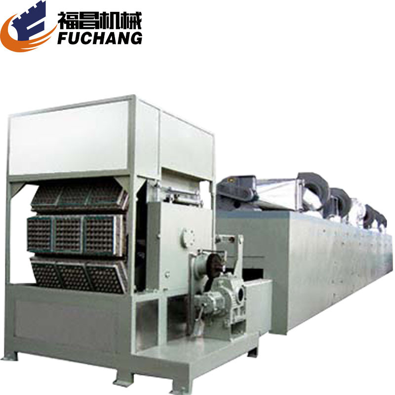 Old carton cardboard recycling machine making paper pulp shoe tray egg box carton machine