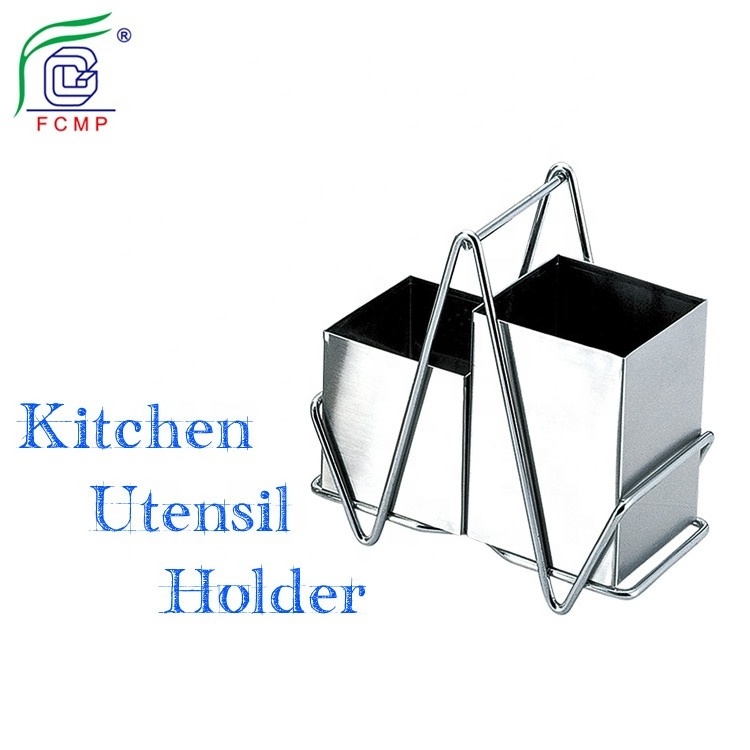 stainless steel cutlery holder for kitchen