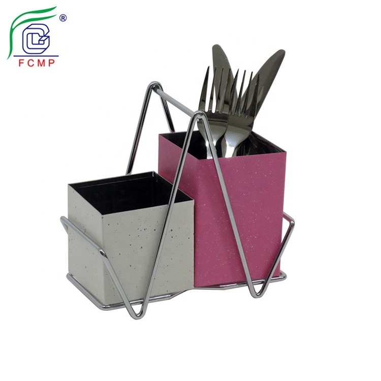 stainless steel cutlery holder for kitchen