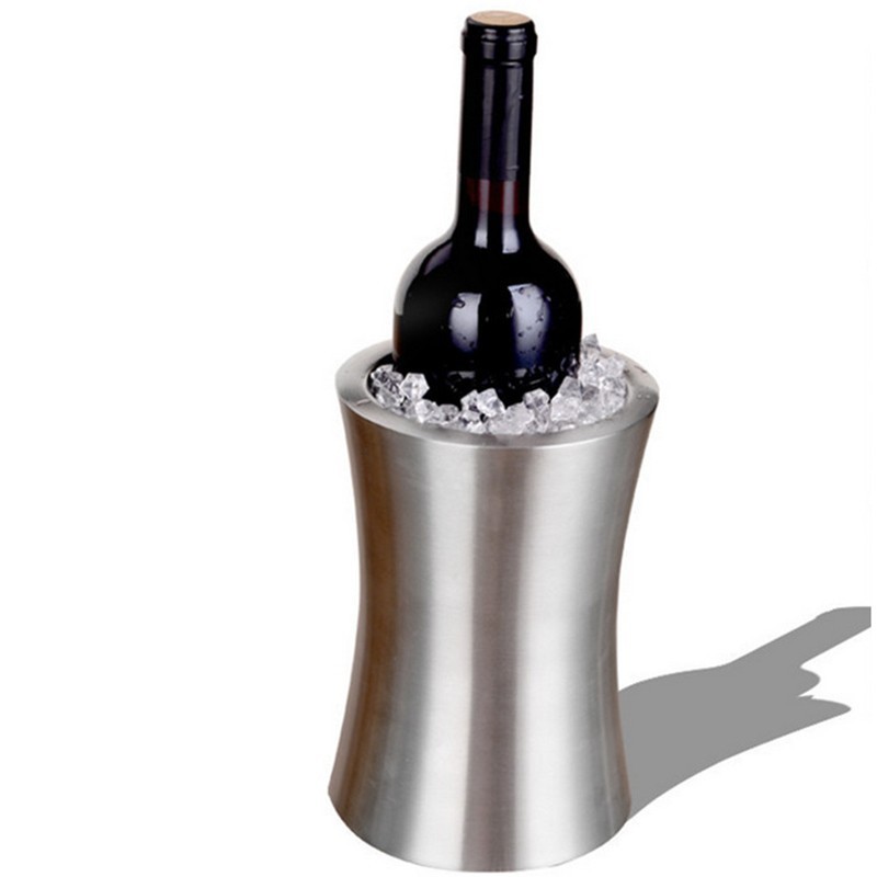 304 Cooler Stainless Steel Beer Metal Champagne Wine Nightclub Insulated Luxury Ice Bucket