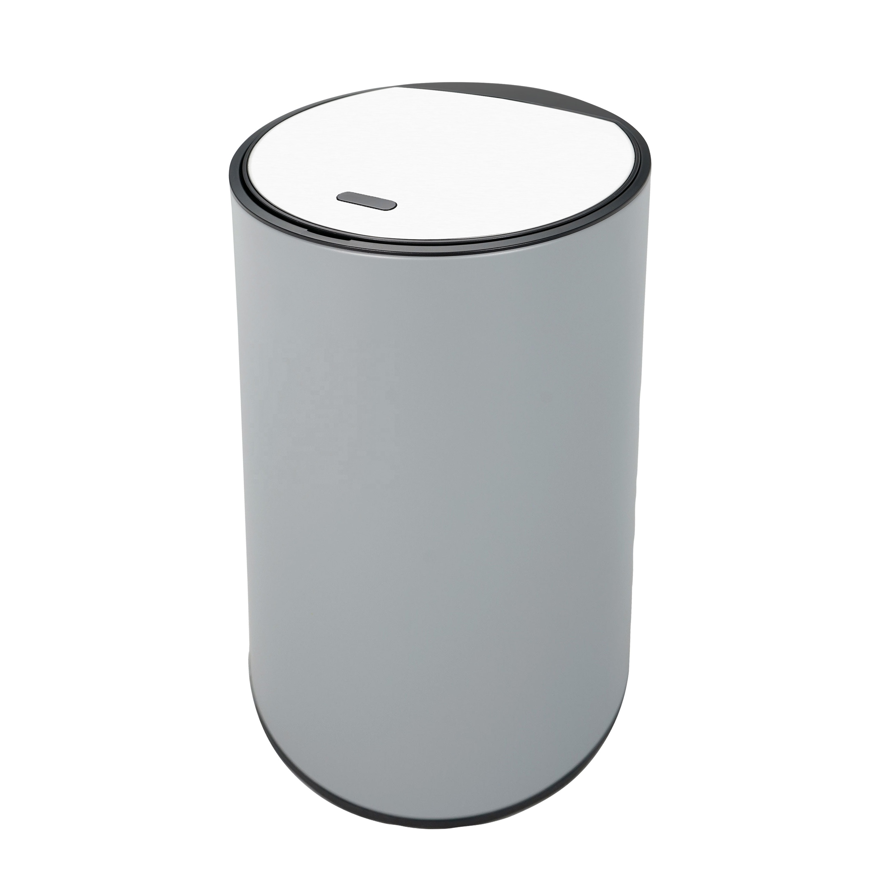 Stainless Steel Metal Trash Bin with Touchless Sensor Smart Garbage Can with Powder Coating for Supermarkets