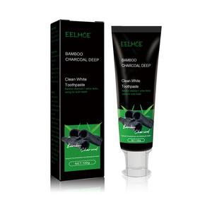 EELHOE Teeth Whitener Private Logo Home-used Natural Bamboo Activated Charcoal Toothpaste