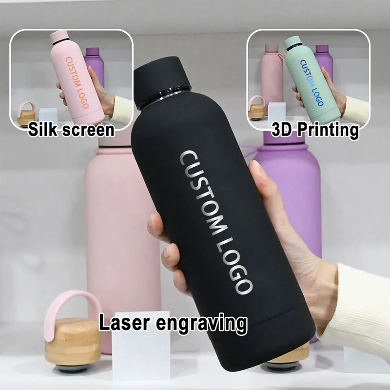 500ml Double Wall Vacuum Flask Insulated Stainless Steel Water Bottles Drink Bottle Tumbler Water Bottle With Custom Logo