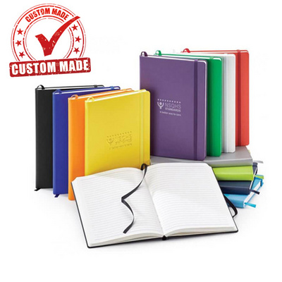 Custom Moleskine Classic Notebook A5 PU Leather Hardcover Soft Touch Planner Journal Diary Notebook With Elastic Band