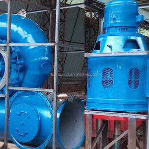 Low Water Head 60kW Vertical Micro Kaplan Turbine Genreator / Cross Flow Turbine