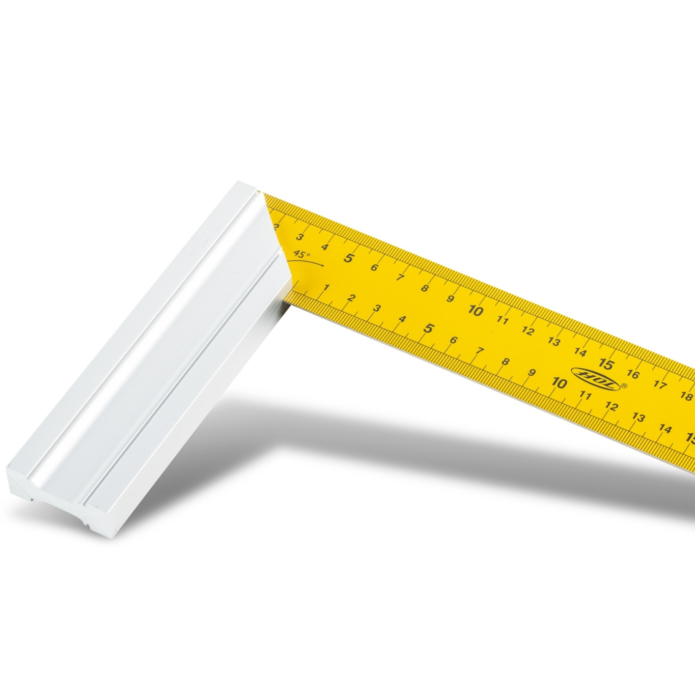 Square ruler With Aluminum Handle(Screen Printing)