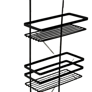 Hanging Basket for Shower Door stainless steel matte black bathroom caddy