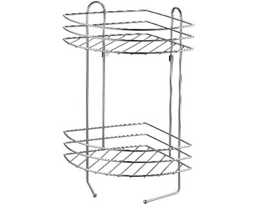 S/S 2-Tier Corner Rack bathroom caddy