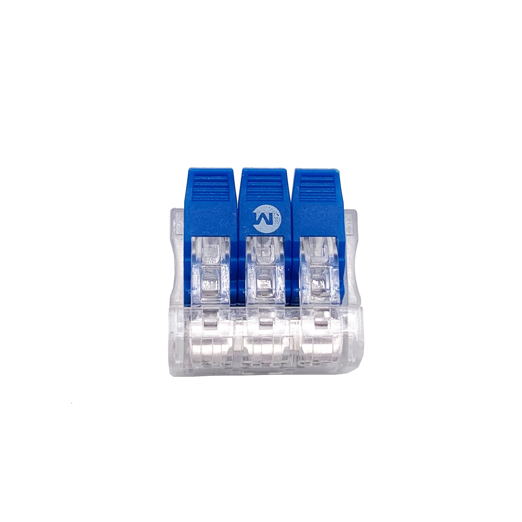 New Upgrade 3Pin Quick Plug in Cable Connection Compact Push in Lever Splice Wire  Power Cable Low Voltage Small Terminal Block