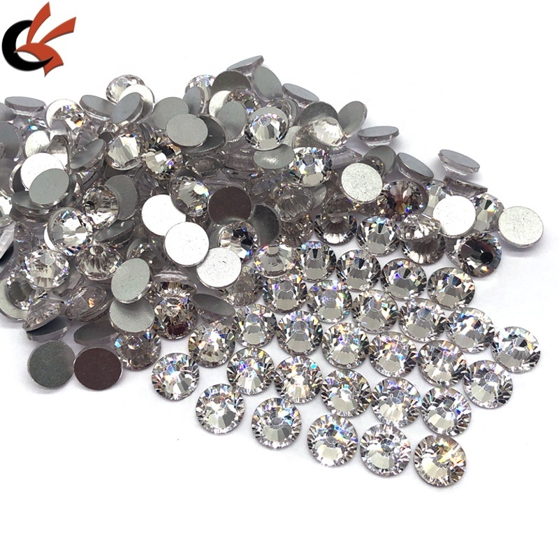 Big size SS30 SS34 SS40 SS50 high quality shining clear crystals flat back non hot fix glass crystals rhinestones