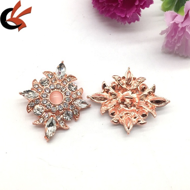 Vintage style wholesale price rhinestone buttons for women garments crystal opal rhinestone buttons