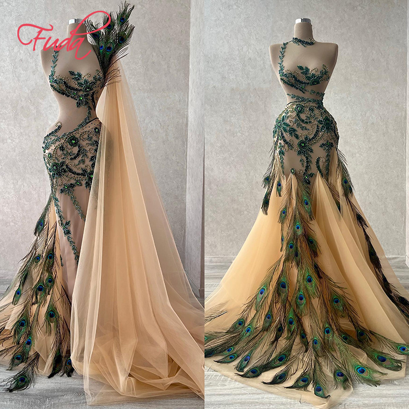 FUDA C205 Shiny Gold Princess Retro Dance Dress With Backless  Evening 2024 Rhinestone Ball Dress Sequined Ball Dress