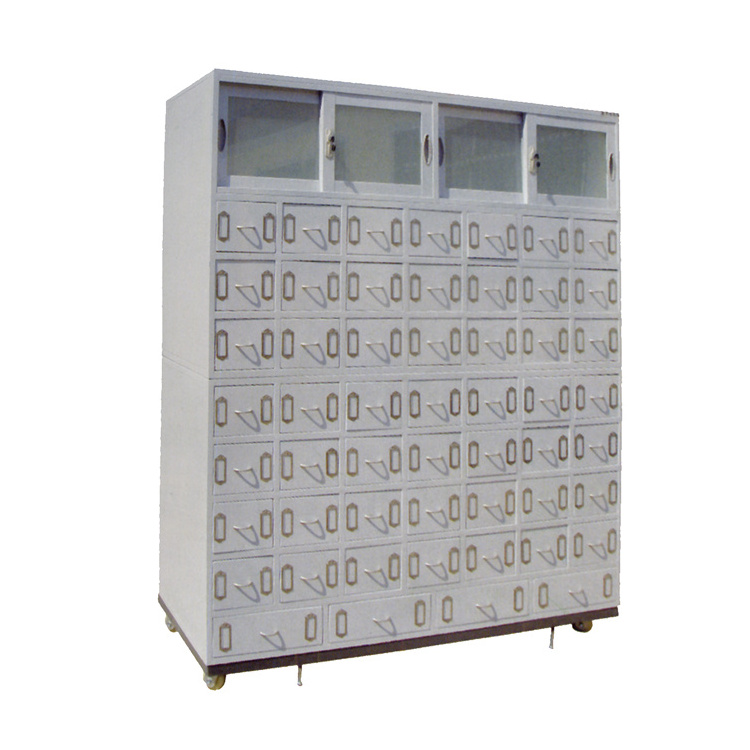 Factory Sale Medical Drawers Pharmacy Stainless Steel Traditional Chinese medicine cabinet