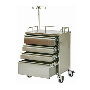 Hot sale medical trolleys carts hospital stainless steel cart for patient