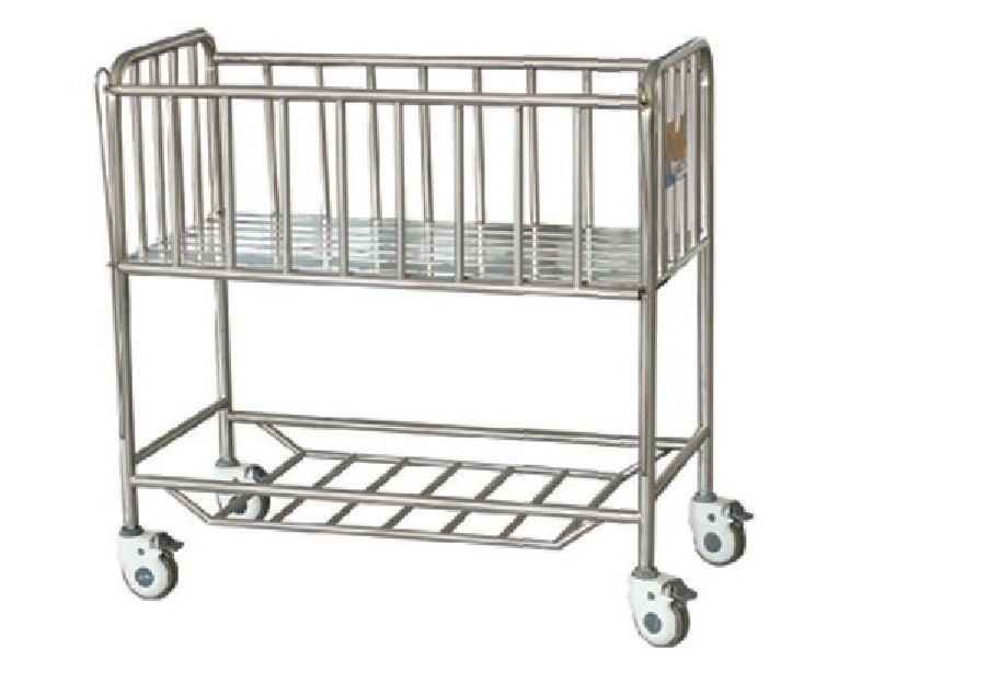 Stainless steel hospital baby cot metal baby cribs philippines