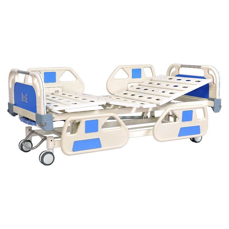 2 cranks manual Medical Bed Price with Multifunction Patient hospital Bed