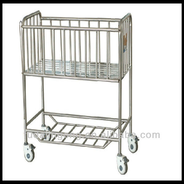 Stainless steel hospital baby cot metal baby cribs philippines