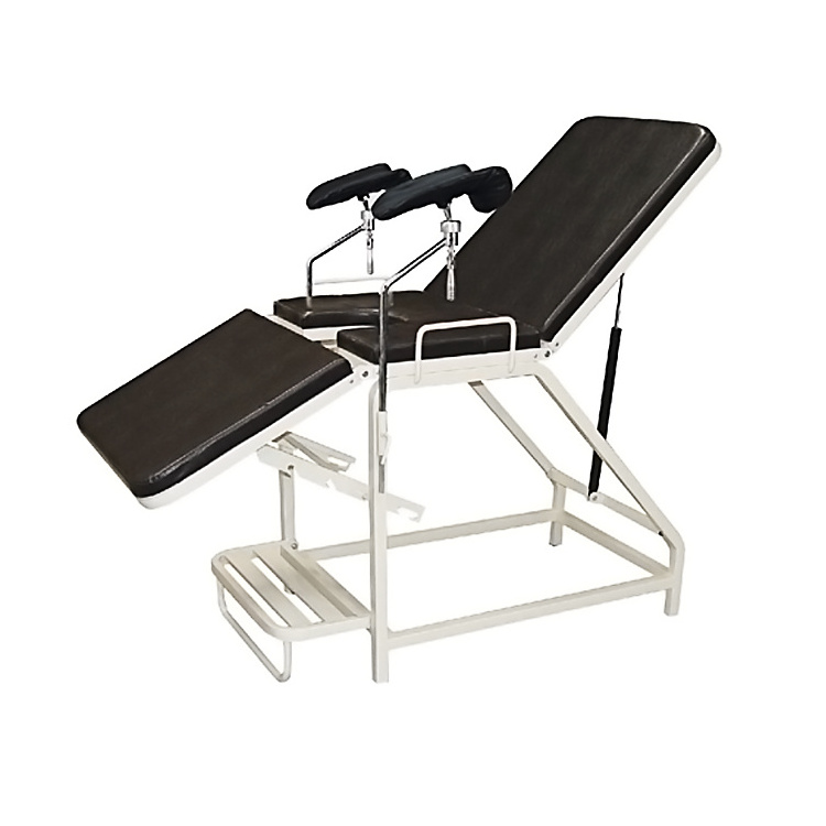 A-56 stainless steel portable gynecological exam table patient gynecology examination bed