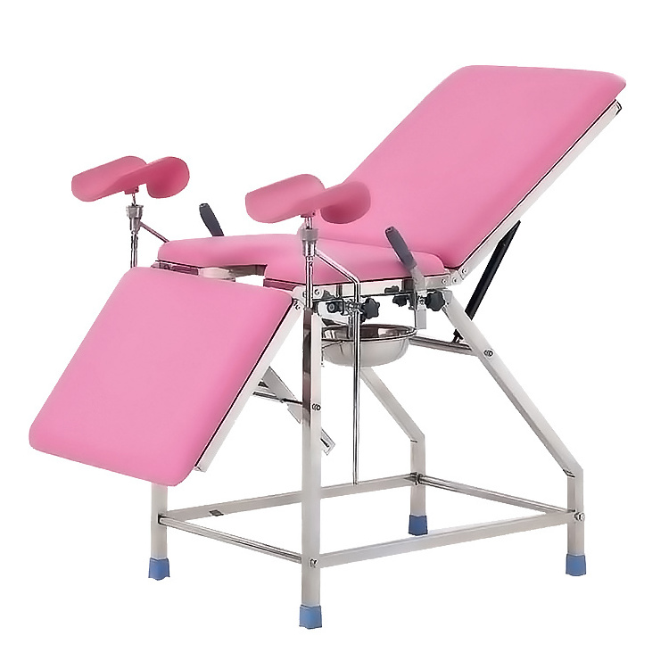 Epoxy coated stainless steel frame women obstetric delivery doctor examination table chair bed delivery bed