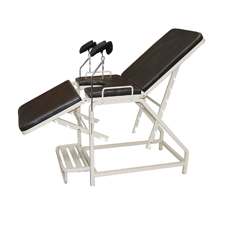 A-56 stainless steel portable gynecological exam table patient gynecology examination bed