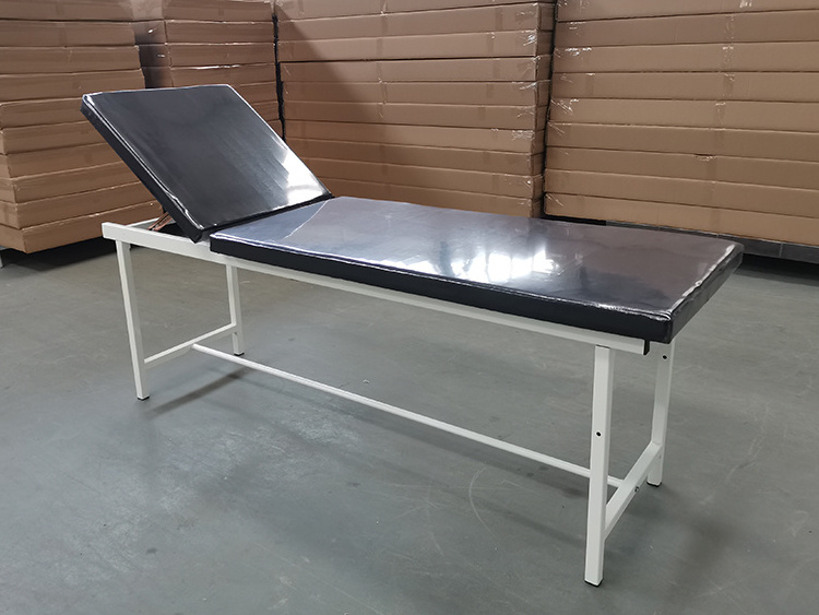 Epoxy coated semi-fowler medical exam table couch examination bed