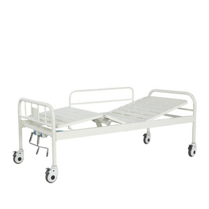 A-9-2 FUDA  Factory carbon steel Side rail 2 Function Foldable Patient Nursing Hospital Beds Price